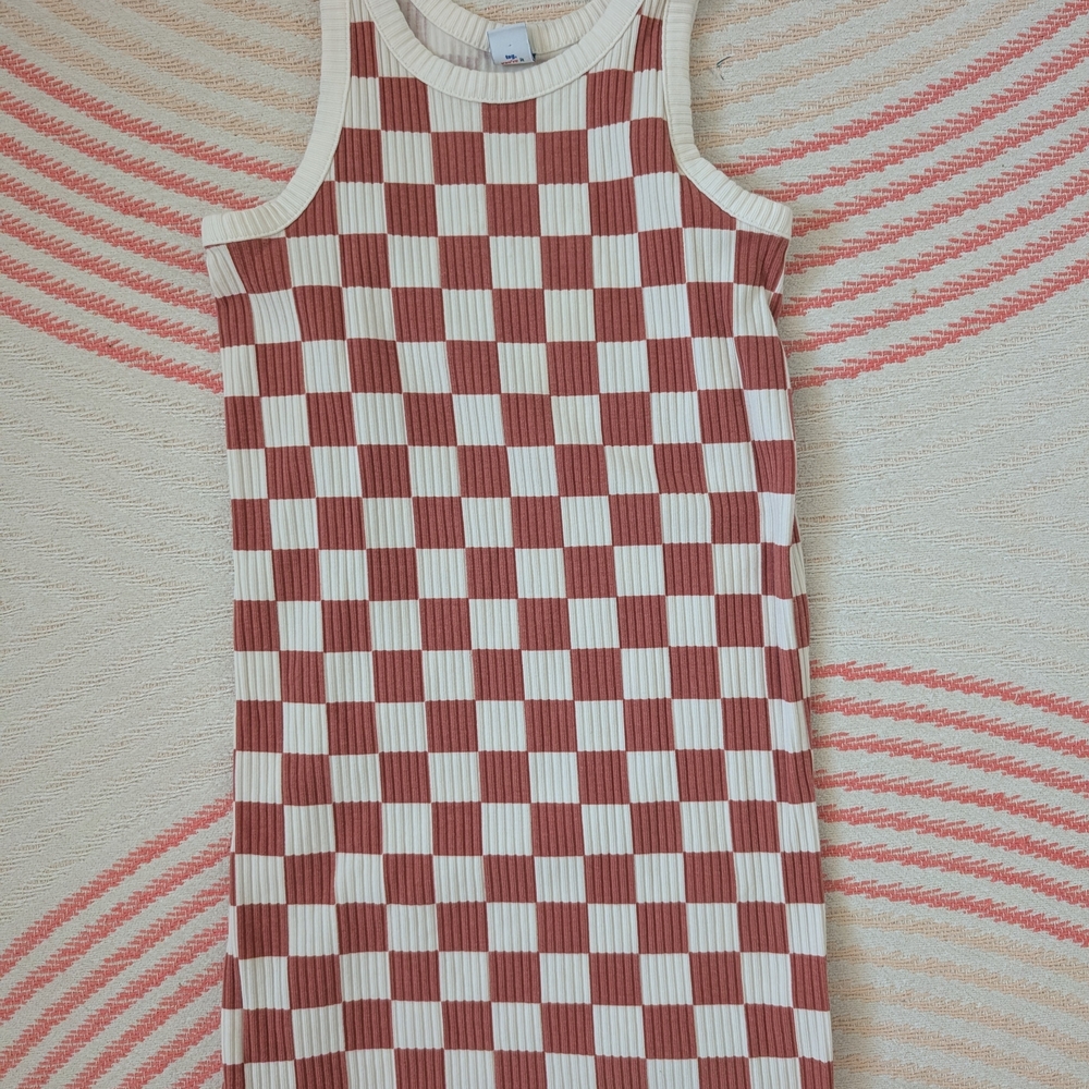 Old Navy Striped Ribbed Top in Cream and Brown